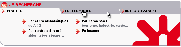 Exemple Onisep